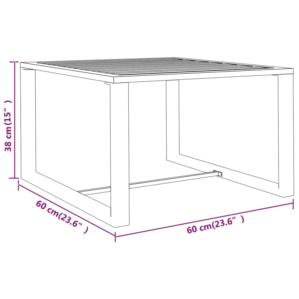 vidaXL 10-tlg. Garten-Lounge-Set mit Kissen Aluminium Anthrazit