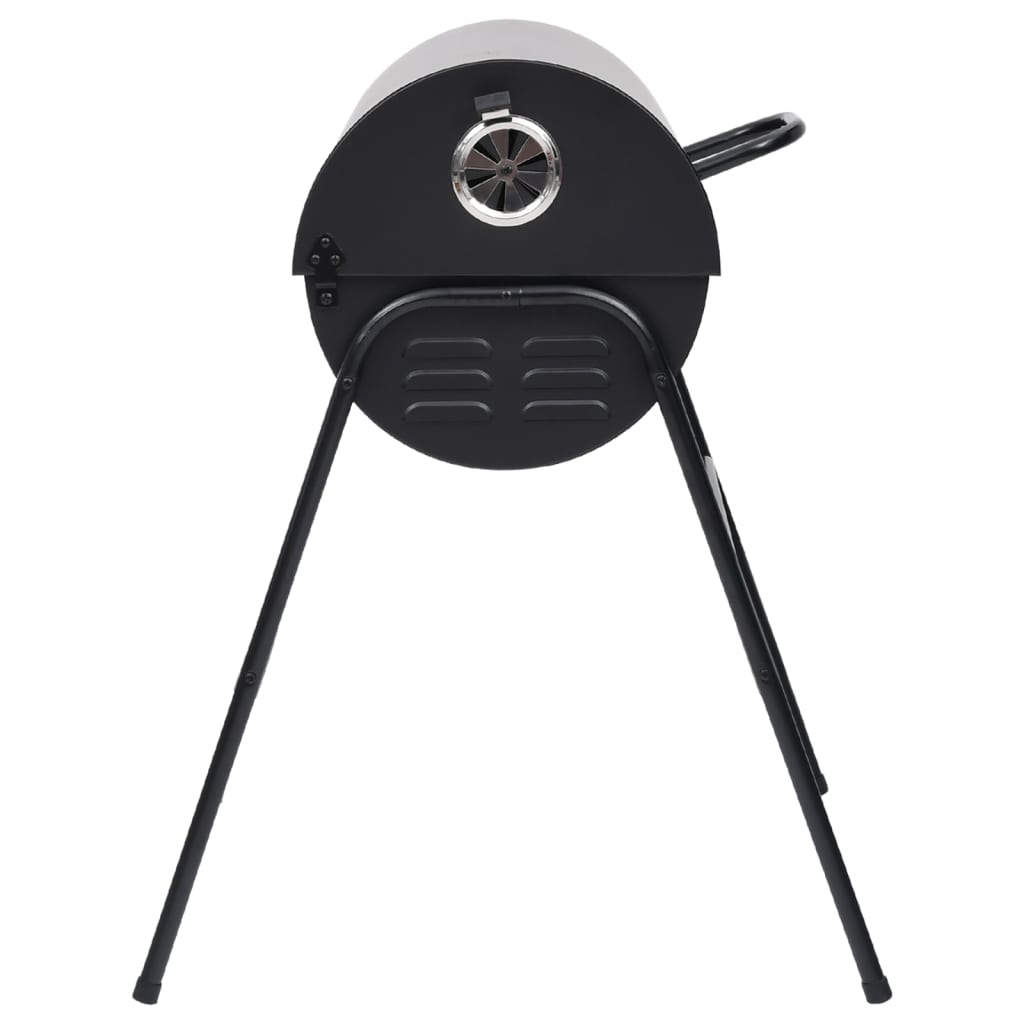 vidaXL Grill mit 2 Grillrosten Schwarz 80x95x90 cm Stahl 