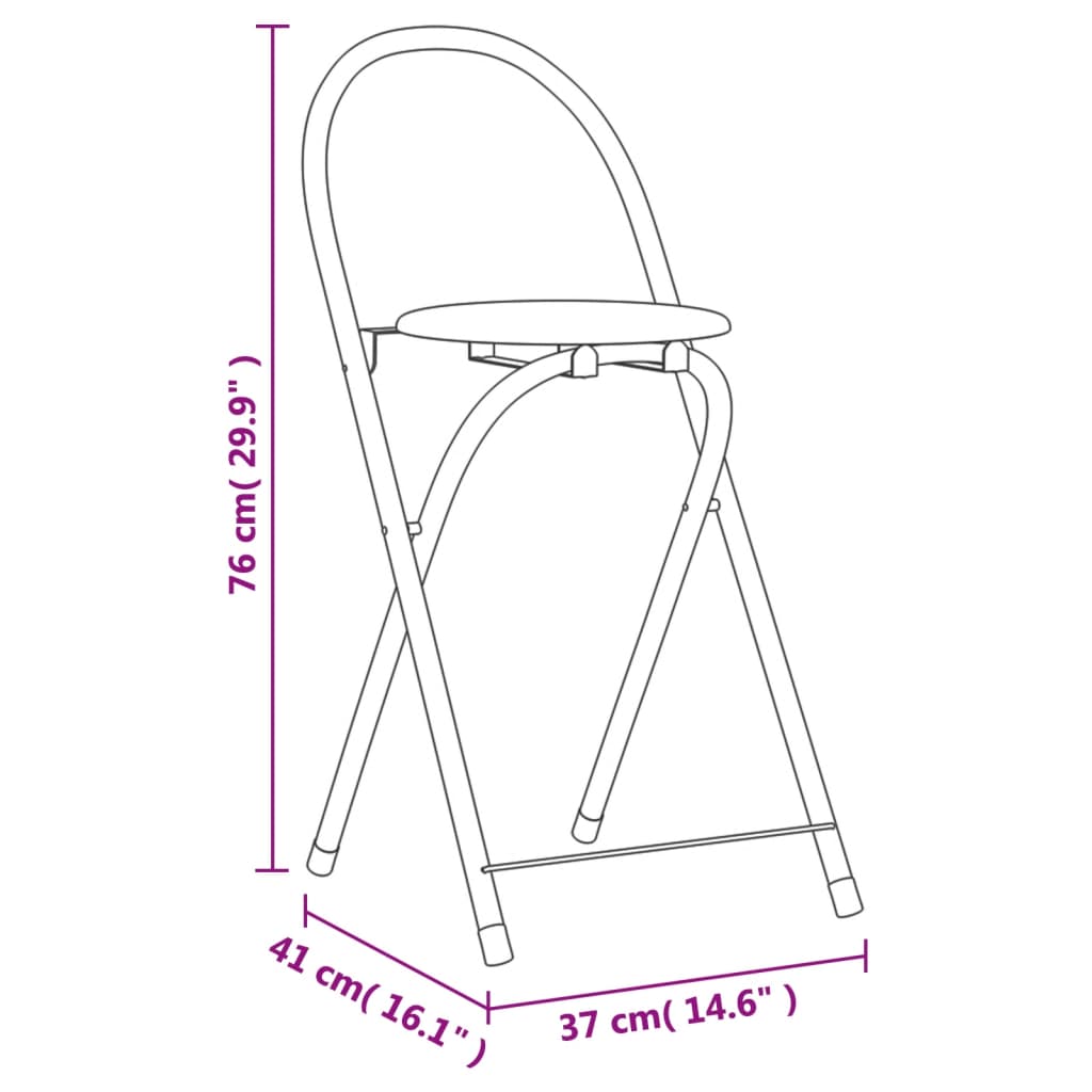 vidaXL 3-tlg. Bar-Set Grau und Braun Holzwerkstoff und Eisen