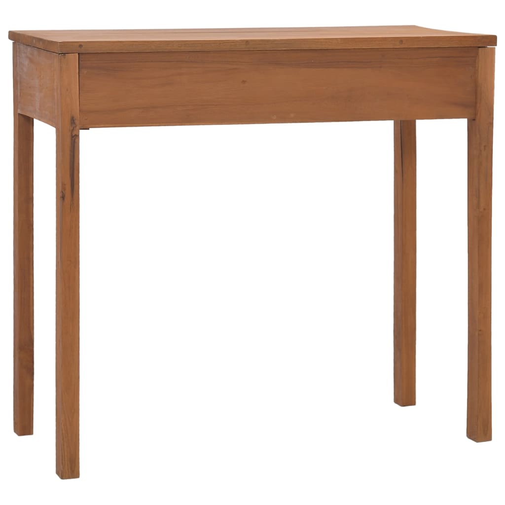 vidaXL Bürotisch 81x40x75 cm Teak Massivholz