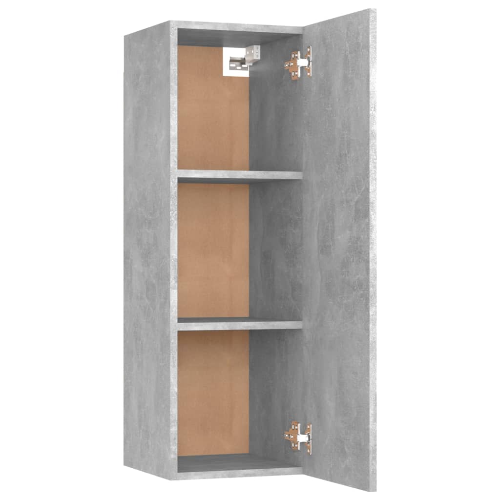 vidaXL 4-tlg. TV-Schrank-Set Betongrau Holzwerkstoff