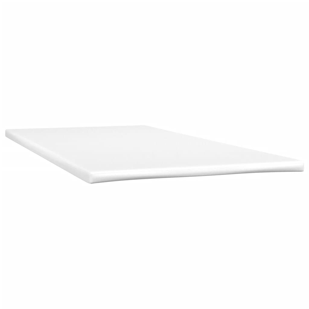 vidaXL Boxspringbett Matratze Cappuccino-Braun 100x200cm Kunstleder