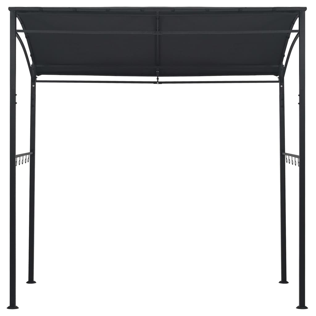 vidaXL BBQ-Pavillon 215x150x220 cm Anthrazit Stahl