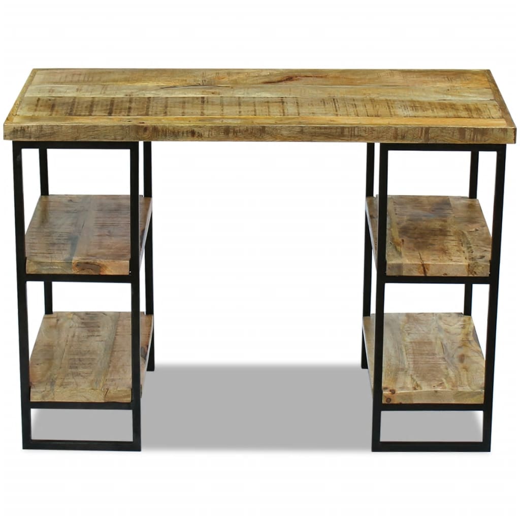 vidaXL Büroschreibtisch Mangoholz 110×50×76 cm