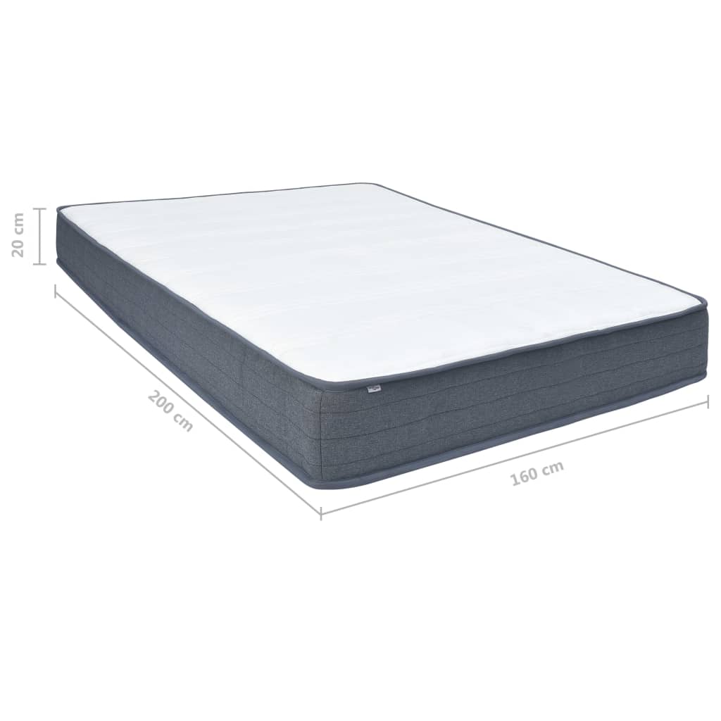 vidaXL Boxspringbett-Matratze 200 x 160 x 20 cm