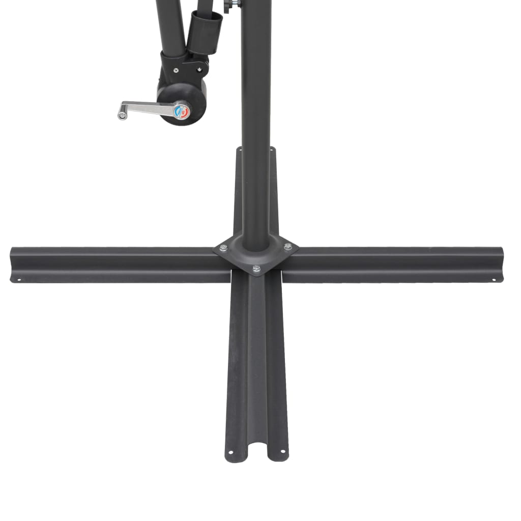 vidaXL Ampelschirm Blau 3 m Aluminium-Mast