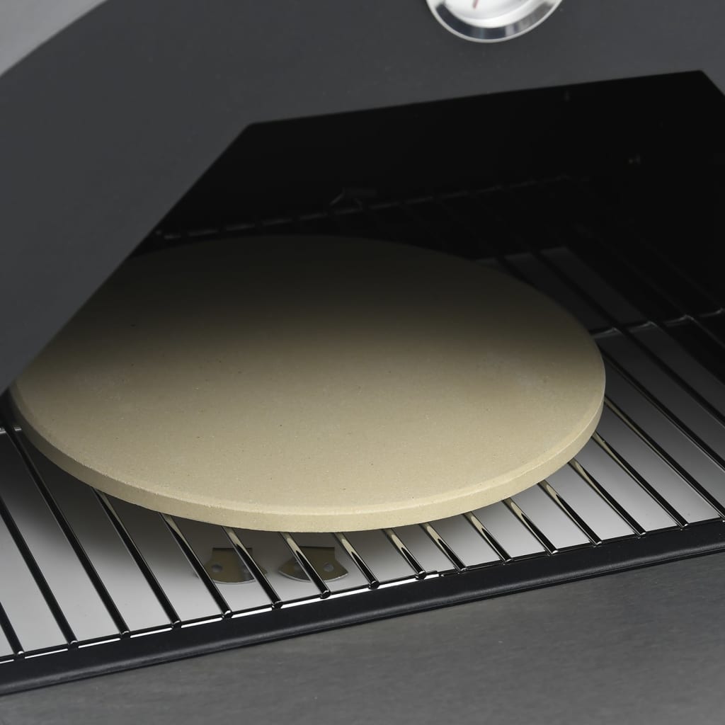 vidaXL 3-in-1 Outdoor-Pizzaofen & Grill Schwarz