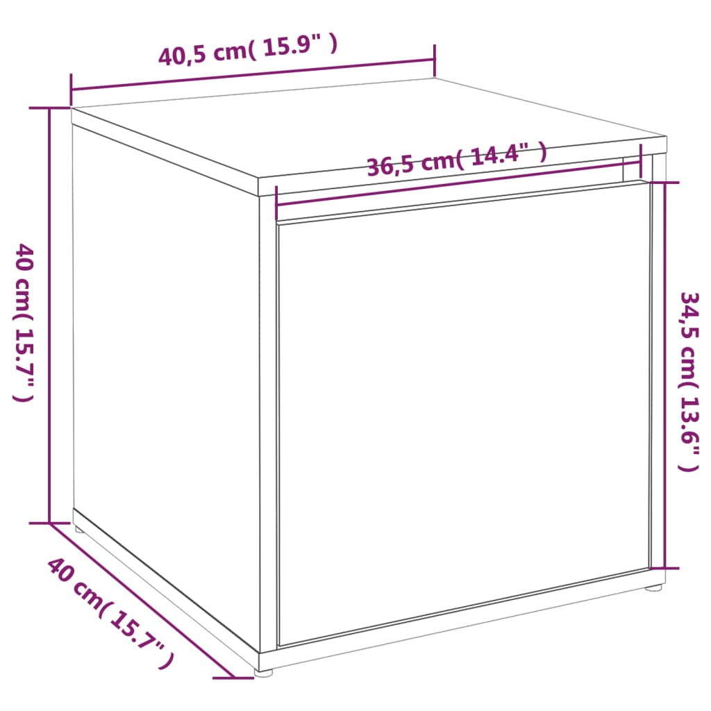 vidaXL Flurmöbel-Set Betongrau Holzwerkstoff