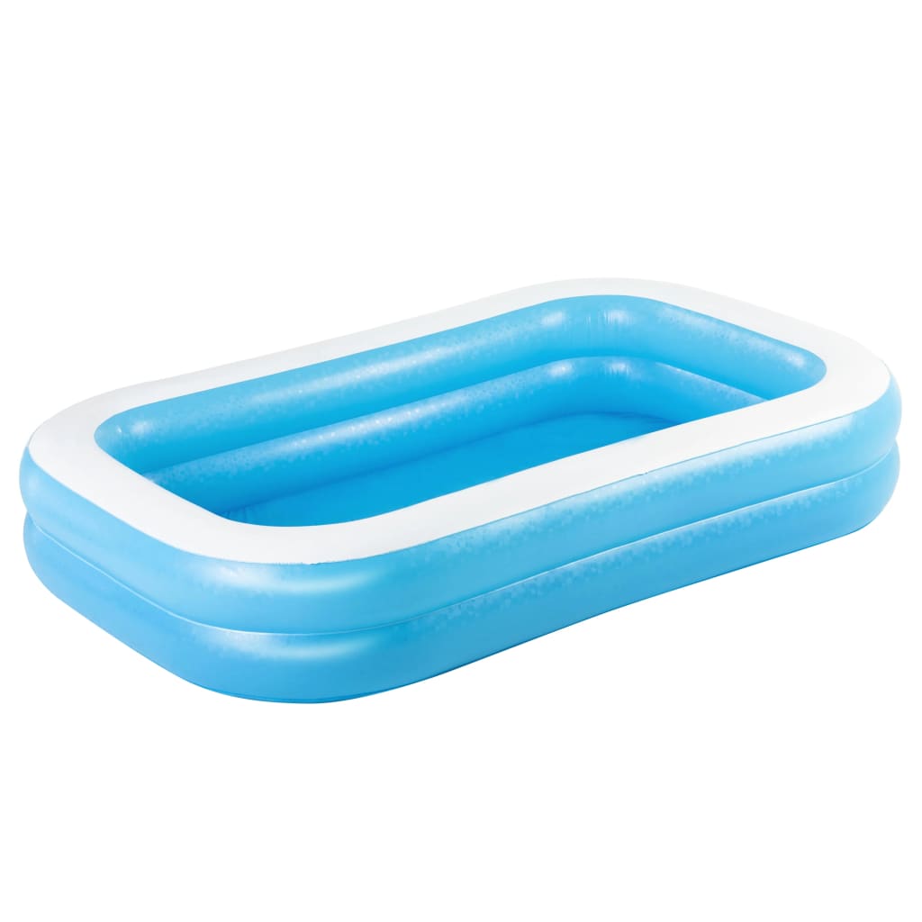 Bestway Aufblasbarer Pool Rechteckig 262x175x51cm Blau und Weiß