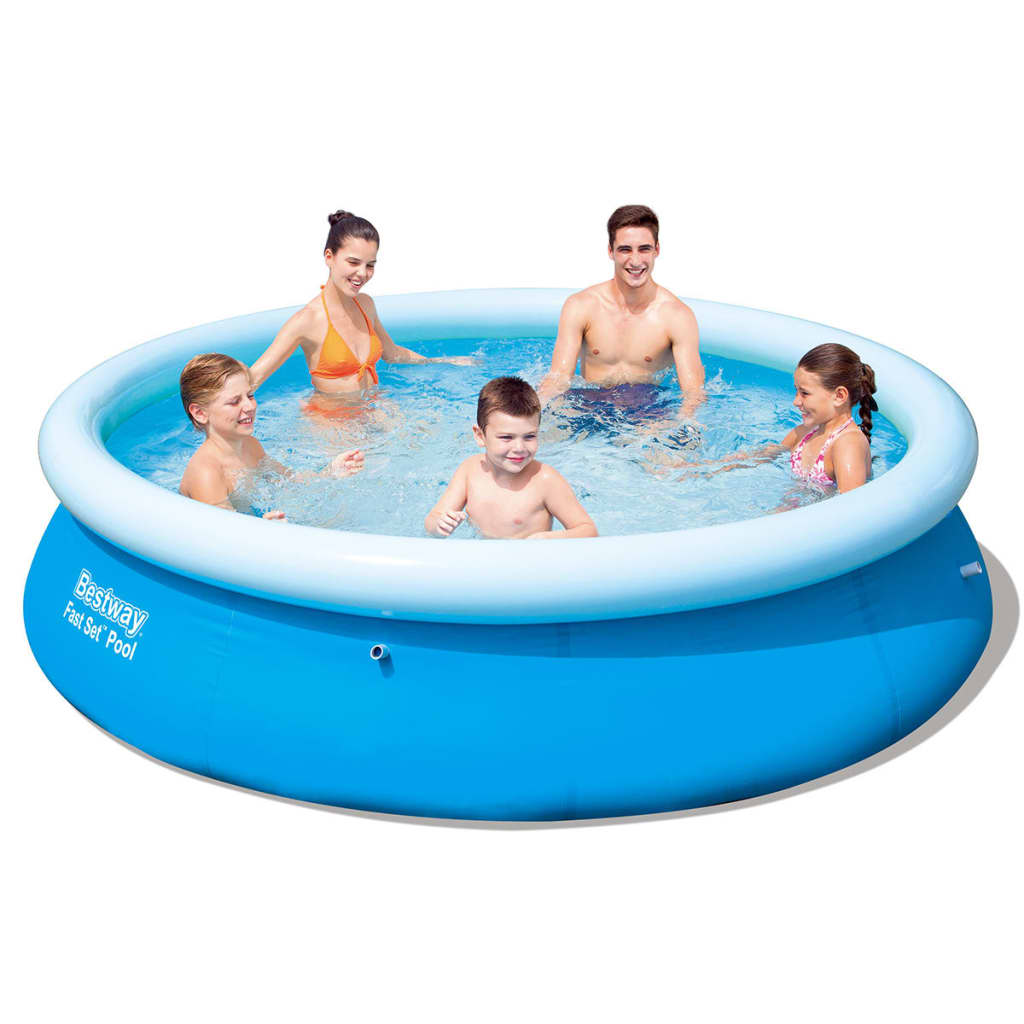 Bestway Fast Set Aufblasbarer Swimmingpool Rund 305x76 cm 57266 