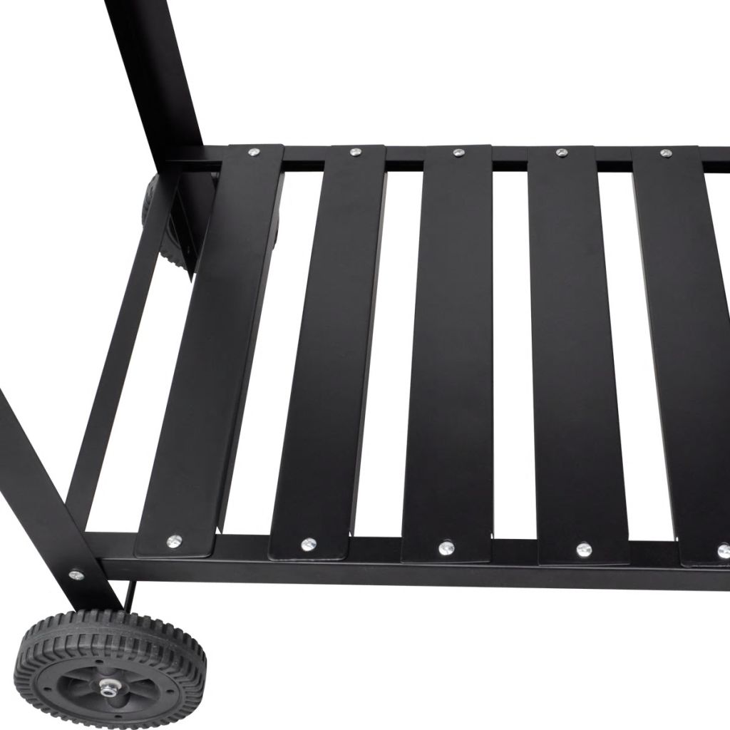 BBQ grill Column barbecue Charcoal grill Barbeque with 2 wheels