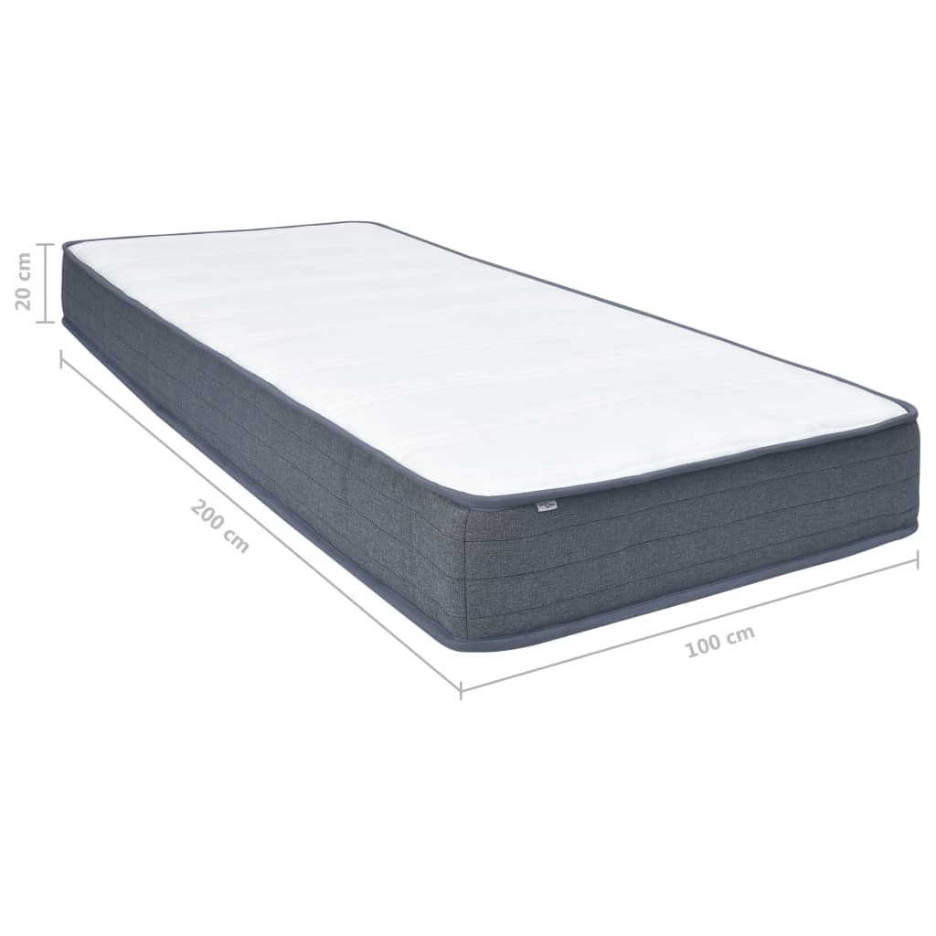 vidaXL Boxspringbett-Matratze 200 x 100 x 20 cm