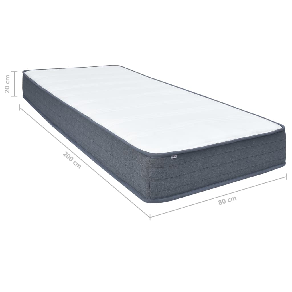 vidaXL Boxspringbett-Matratze 200 x 80 x 20 cm 